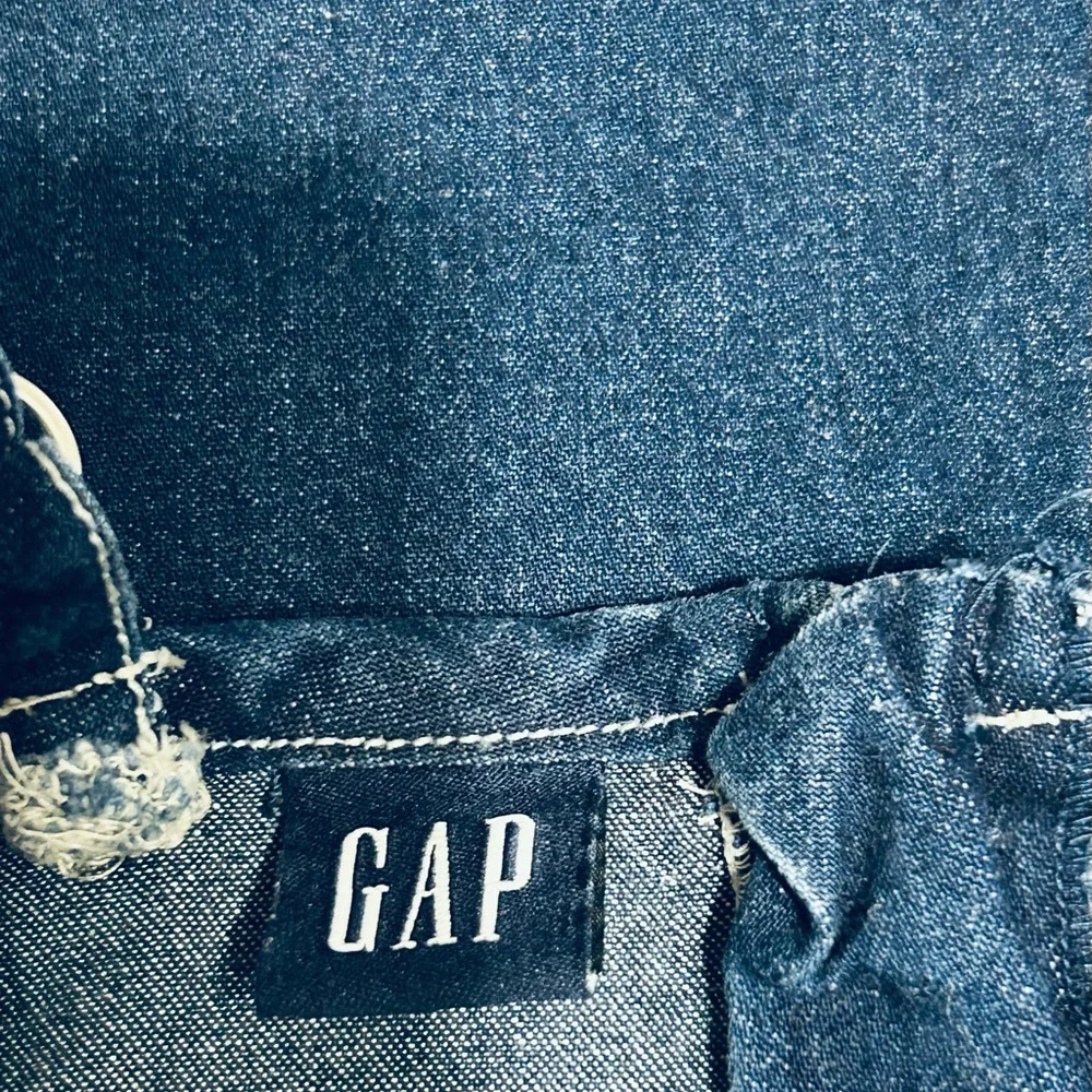 GAP Denim Dress with Butterfly Accents